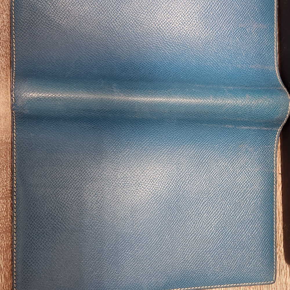 Hermes Blue Leather Agenda With COA - Picture 6 of 9